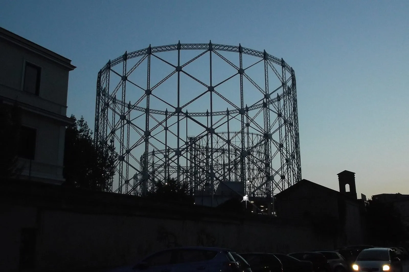 Le Gazometro du quartier Ostiense, à Rome