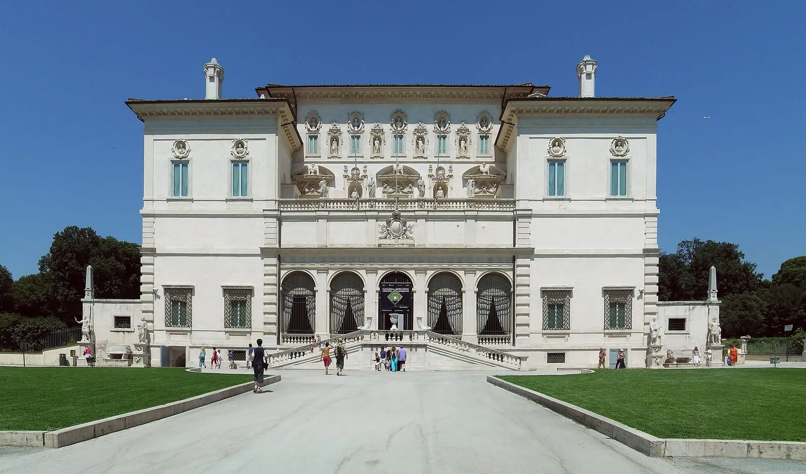 La façade de la Galerie Borghese