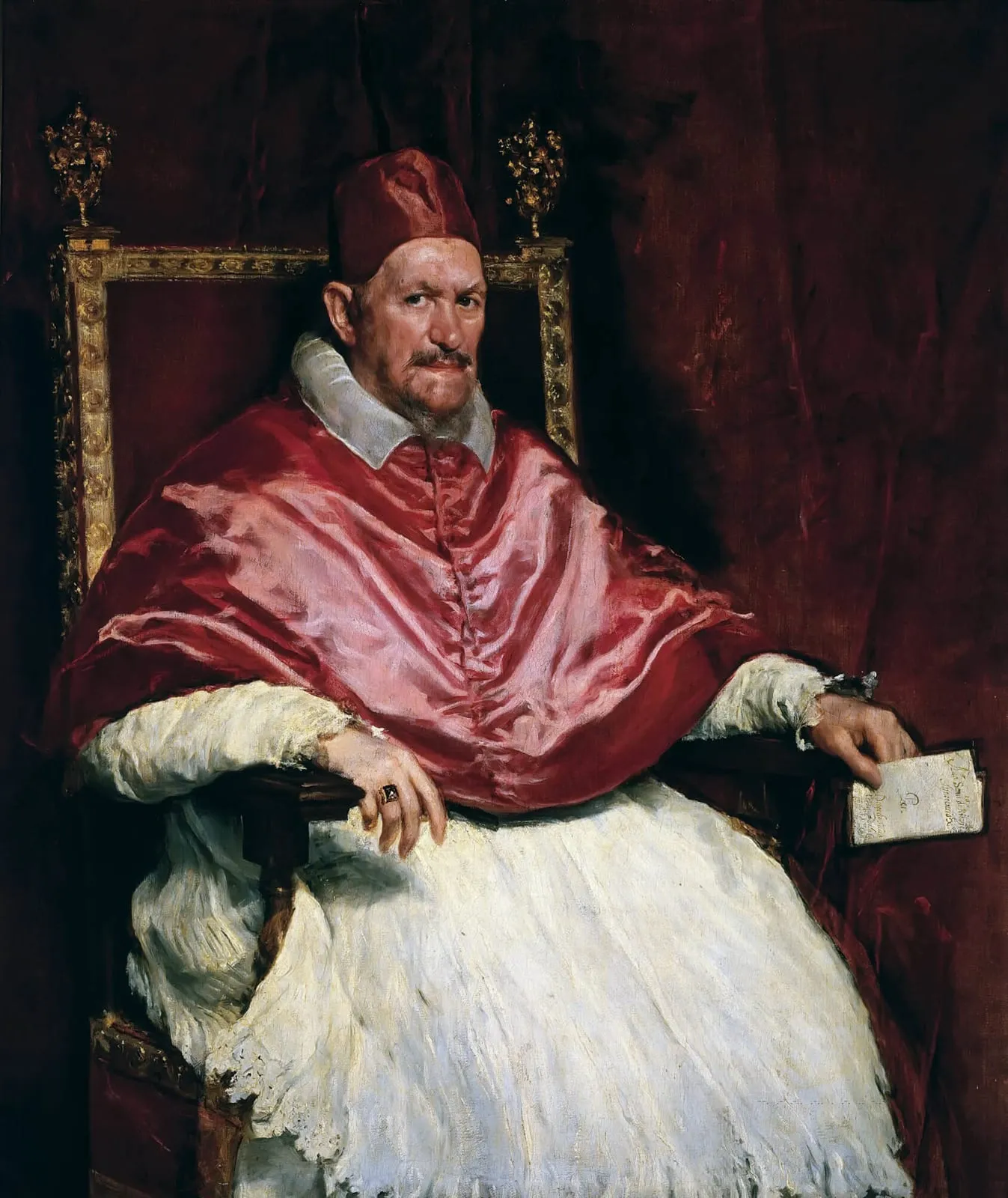 Portrait d'Innocent X peint par Diego Velázquez, conservé à la galerie Doria Pamphilj