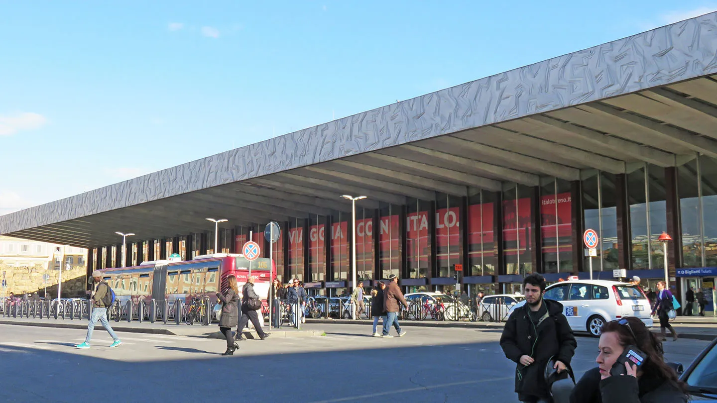 La gare de Roma Termini, principale gare ferroviaire de Rome