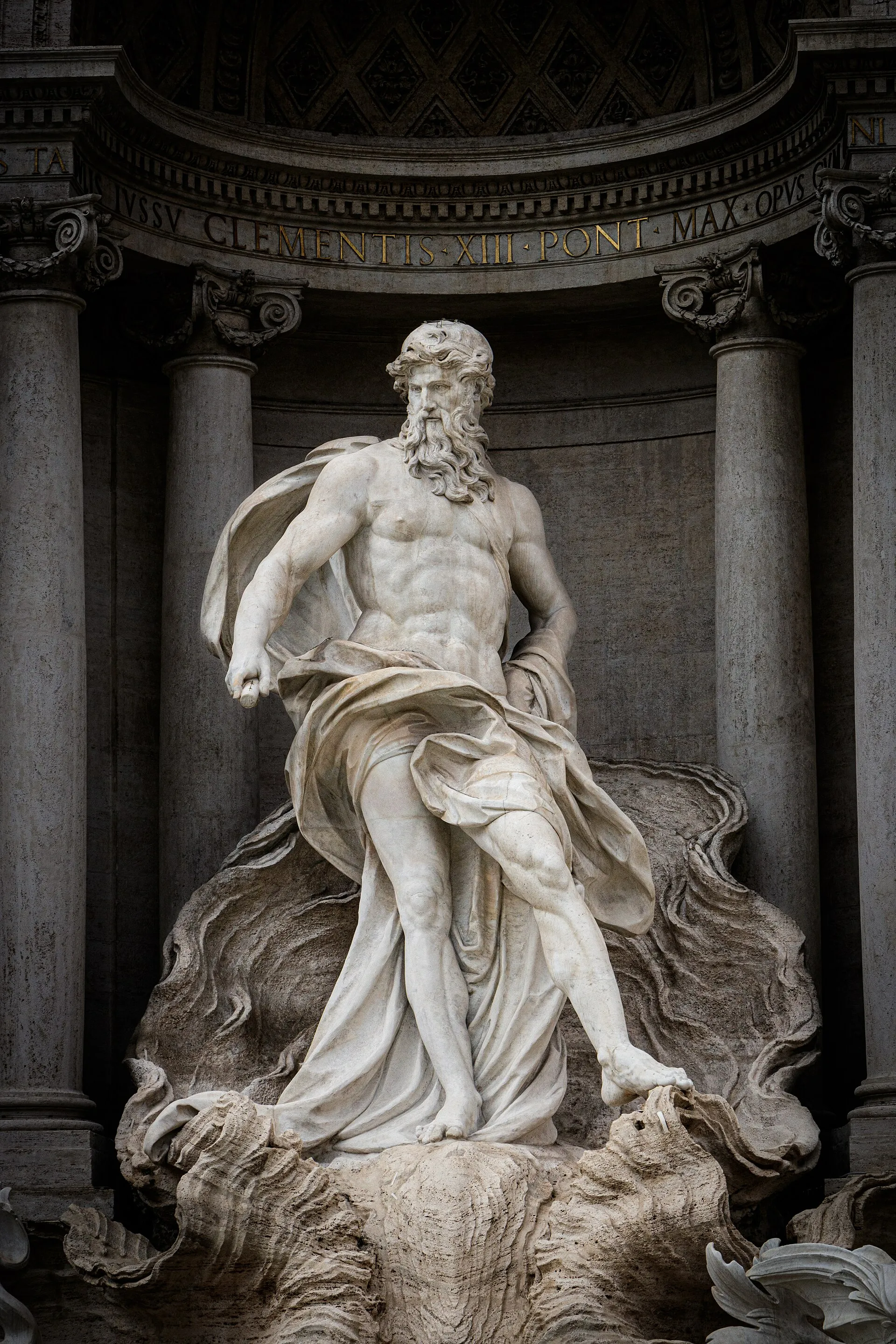 La fontaine de Trevi en journée